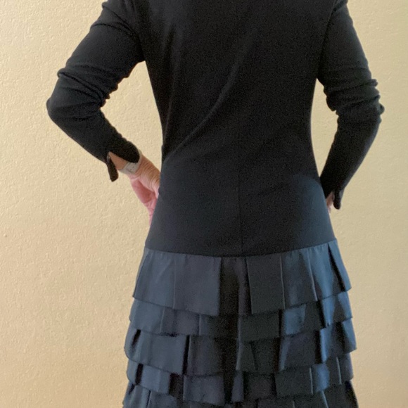WWorth Black Dress with Ruffle Bottom - Picture 1 of 4